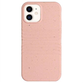 Til iPhone 11 6,1 tommer Fuldt biologisk nedbrydeligt telefoncover Hybrid Wheat Straw Soft TPU Drop Protective Cover