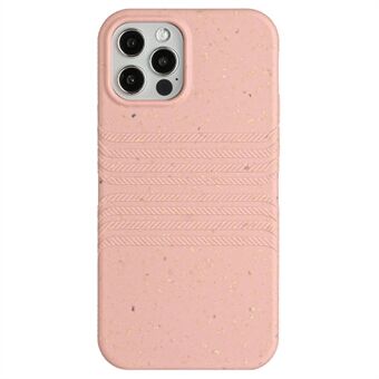 Til iPhone 11 Pro 5,8 tommer Eco Wheat Straw+TPU beskyttende bagcover Fuldt biologisk nedbrydeligt Zero Waste Phone Cover