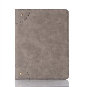 Retro bogmønster tegnebog læder Smart tablet taske med Stand til iPad Pro  (2020)