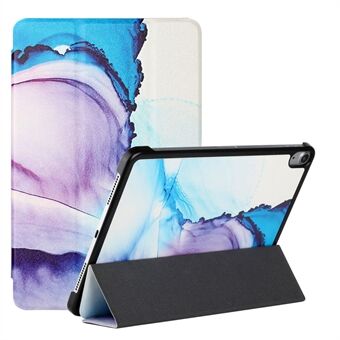 Stødsikker A-serie mønsterudskrivning Silk Texture Tablet Beskyttende Case Stand Cover til iPad Air (2020)