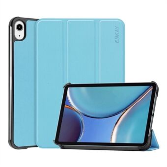 ENKAY Tri-fold Stand PU Læder + PC Tablet Case Cover med Auto Wake/Sleep funktion til iPad mini 6 (2021)