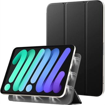 Magnetisk absorption Tri-fold Stand PU læder tablettaske Shell med Auto Wake/Sleep funktion til iPad mini (2021)