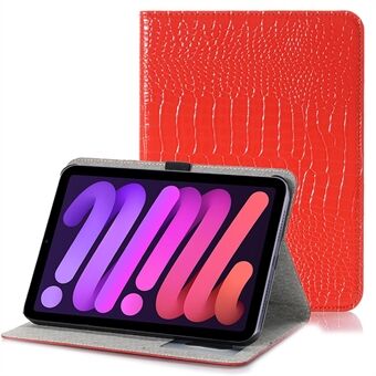 Crocodile Texture Auto Wake/Sleep Læder Tablet Case Cover med Stand Design til iPad mini (2021)