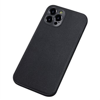 Anti-slip 3D Nylon+PC+TPU Hybrid Telefon Beskyttende Bagcover til iPhone 13 