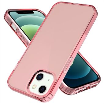 GW18 Tynd TPU ikke-gulnende stødsikkert beskyttende telefoncover til iPhone 13 - Gennemsigtig Pink