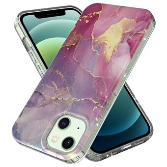 GW18 IMD Glitrende Power Decor IMD Marmormønster Cell Blød TPU telefoncover til iPhone 13 