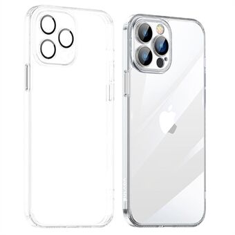 SULADA Crystal Steel Series til iPhone 14 Pro Max TPU + hærdet glas Klart anti-drop cover Lensbeskyttelse Telefoncover