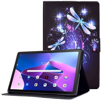 Mønsterudskrivning Tablet-etui til Lenovo Tab M10 Plus (3. generation) / Xiaoxin Pad 2022 10.6 tommer, Kortholder Stand PU Læder TPU Cover