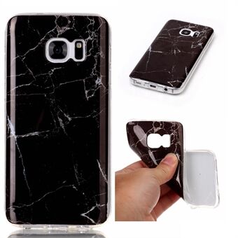 IMD Marble Pattern Soft TPU telefoncover til Samsung Galaxy S7 G930