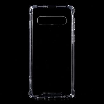 Drop-proof Acryl + TPU Hybrid Phone Shell til Samsung Galaxy S10 Plus - Gennemsigtig