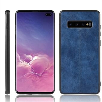 Leather Coated PC + TPU Phone Case for Samsung Galaxy S10 Plus