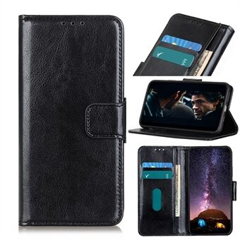Crazy Horse tegnebog læder mobil taske til Samsung Galaxy S20
