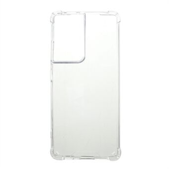 Stødsikker klar akrylbagside + TPU Edge Combo-cover til Samsung Galaxy S21 Ultra