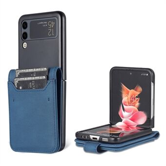 AZNS PU-læderkortpladser Magnetisk lås Anti-Fall telefoncover med Stand til Samsung Galaxy Z Flip3 5G