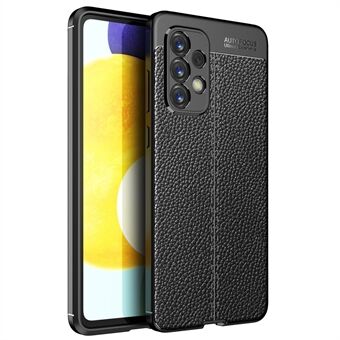 Blød TPU Slim Litchi Texture Anti-Fingerprint Protective Phone Case til Samsung Galaxy A33