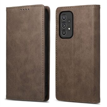 DF-05 til Samsung Galaxy A33 5G PU lædertaske Stand Wallet Telefoncover med RFID-blokering