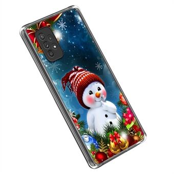 Christmas Series Pattern Printing Case til Samsung Galaxy A53 5G, blød TPU Anti-ridse beskyttelsescover