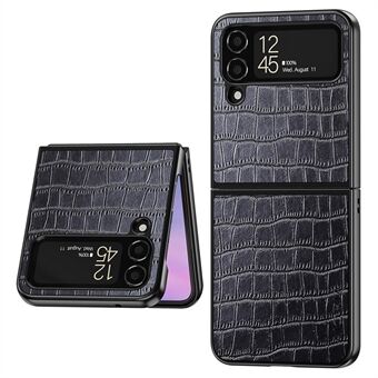 AIORIA til Samsung Galaxy Z Flip4 5G Crocodile Texture PU-læder + PC + TPU-telefoncover Slidbestandigt beskyttelsescover