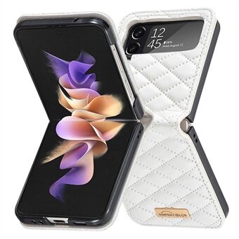 BINFEN COLOR telefoncover til Samsung Galaxy Z Flip4 5G, påtrykt Rhombus -mønster beskyttende telefoncover