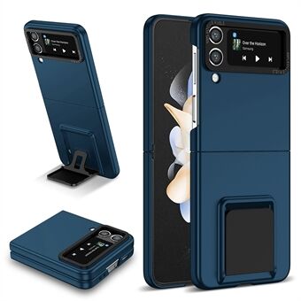 Flip Phone Case til Samsung Galaxy Z Flip4 5G Shockproof Case Hard PC Phone Cover med Kickstand