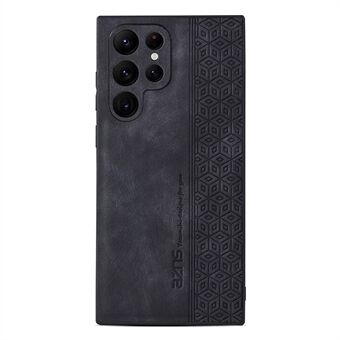 AZNS til Samsung Galaxy S23 Ultra Støvtæt PU-læder+TPU-telefoncover med påtrykt mønster Anti-ridse mobiltelefon etui