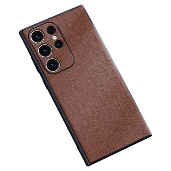 Til Samsung Galaxy S23 Ultra Anti-ridse mobiltaske Cloth Texture TPU telefoncover