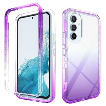 Til Samsung Galaxy A54 5G Beskyttelsesetui Gradient Color Anti-Drop Phone Case TPU PC Clear Phone Cover