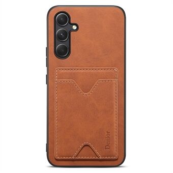 DENIOR Til Samsung Galaxy A54 5G Kickstand Kortholder Cover PU lædercoated TPU telefoncover