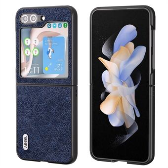 ABEEL til Samsung Galaxy Z Flip5 5G Retro Litchi Texture telefontaske PU læderbelagt pc-beskyttelsescover