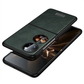 SULADA Anti-ridse Mobiltelefoncover til Huawei P50 Pocket PU Lædercoated TPU + PC Anti-fall telefoncover