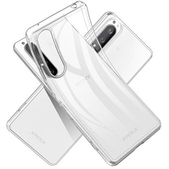 Blød TPU all-around beskyttelse High-Definition fingeraftrykssikkert cover til Sony Xperia 1 III 5G