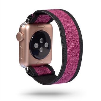 Farvematchende nylonurrem til Apple Watch Series 6 / SE / 5/4 44mm / Series 3 2 1 Watch 42mm