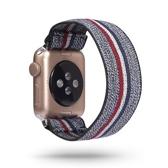 Farvematchende udskrivning Nylon urbånd til Apple Watch Series 6 / SE / 5/4 40mm / Series 3/2/1 Watch 38mm