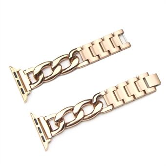 Cowboy Chain Steel Watch Band for Apple Watch Series 5 4 44mm / Series 3 2 1 42mm