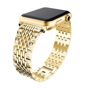Diamond Decor Metal Smart Watch-rem Apple Watch Series 1 2 3 42mm / Apple Watch Series 5 4 44mm