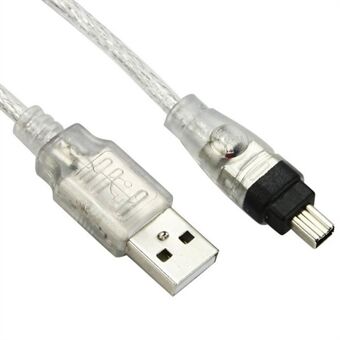 USB Han til Firewire IEEE 1394 4 Ben - Han iLink Adapter Ledningskabel til Sony DCR-TRV75E DV (FW-037)
