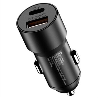 SUMI-TAP SXCC-009 PD 20W / QC 3.0 Fast Charging Mini Car Charger 2-Port Cigarette Lighter Adapter Charger