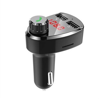 G13 Dual-USB Intelligent Vehicle Bluetooth Mp3 Player Fast Car Charger for iPhone Samsung Huawei etc.