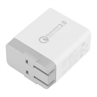 3 Ports Quick Charger QC 3.0 30W USB Charger Travel Adapter for iPhone Samsung Huawei