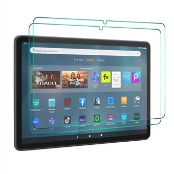 ENKAY HAT Prince 2 stk til Amazon Fire Max 11 9H 2,5D 0,33 mm Tablet skærmbeskytter hærdet glasfilm