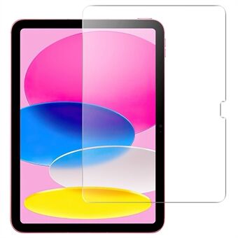 Til iPad 10.9 (2022) Skærmbeskytter af hærdet glas 2.5D Straight Edge Anti-eksplosion Ultra Clear Fuld Dækningsfilm