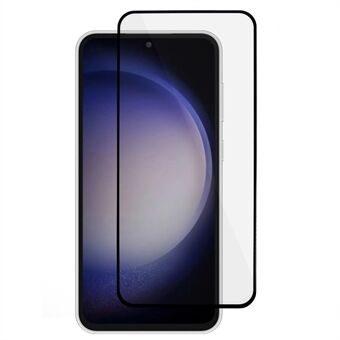 Til Samsung Galaxy S23 FE Full Cover Skærmbeskytter Black Edge Silke Print Dispensering Lim Hærdet glasfilm
