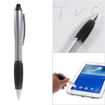 2-i-1 kapacitiv skærm Stylus Touch Pen + kuglepen til iPhone iPad Samsung Sony HTC osv