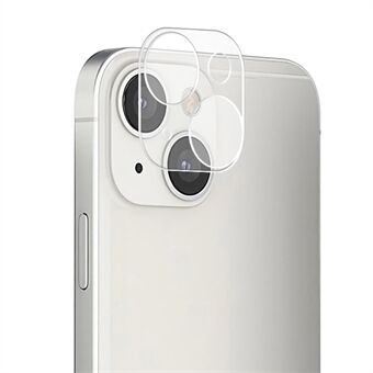MOCOLO Silke Printing 9H Ridsefast hærdet glas Bagside Kameralinsebeskytter til iPhone 13  - Gennemsigtig