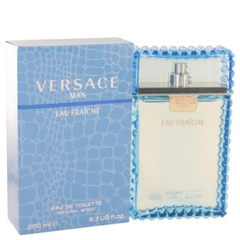 Versace Man by Versace - Eau Fraiche Eau De Toilette Spray (Blue) 200 ml - til mænd