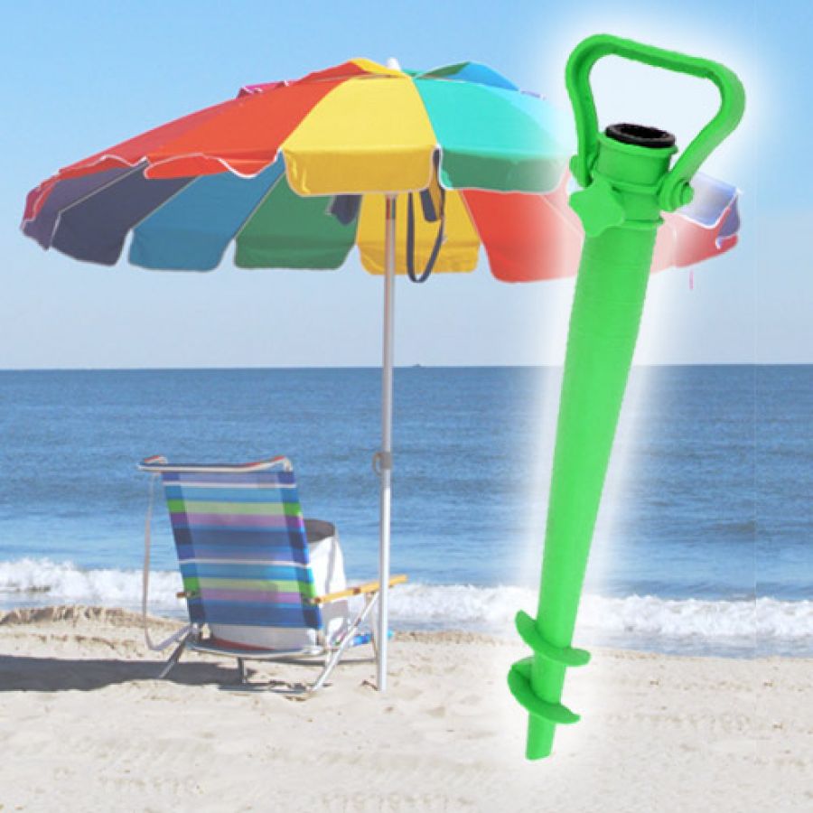 Parasolspyd til sand | Til ferien og på stranden - Køb det