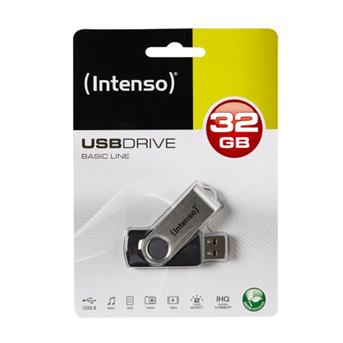 USB-stik 32 GB Sølv/ Sort Lave priser