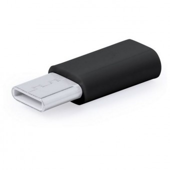 Micro USB til USB-C Adapter 145765 - Farve: Sort