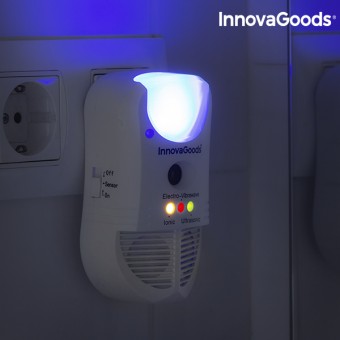InnovaGoods 5 i 1 Insektskræmmer med LED og Sensor