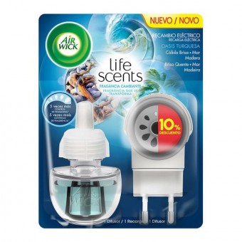 Elektrisk Luftfrisker + Refill Life Scents Turquoise Oasis Air Wick (19 ml)